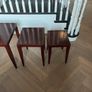 Nest of 3 solid wood tables Image 6