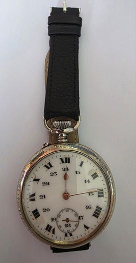 antique French wrist watch