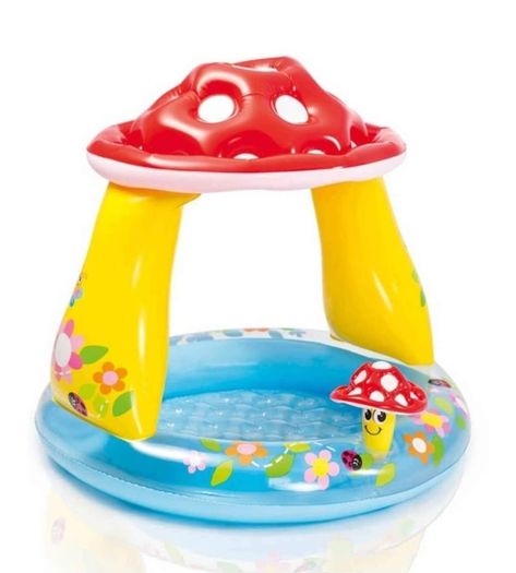 Intex paddling pool. 40 inches by 35 inches