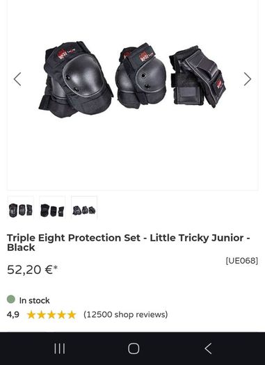 Brand New High Impact Little Tricky Youth Protective Gear