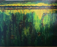 Original oil painting on canvas - signed
