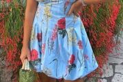 asos mini floral dress
