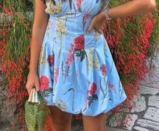 asos mini floral dress