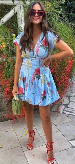 asos mini floral dress