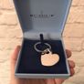 Newbridge Heart Silver Keyring Image 2