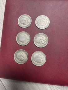 1920 1921 British Half Crowns