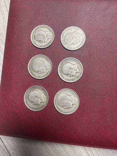 1920 1921 British Half Crowns