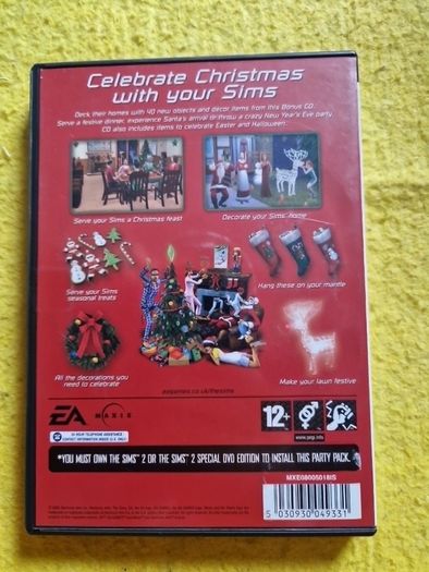 The Sims 2 Christmas party pack Pc Cd Rom Games Original