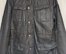 Pepe Jeans Jackdaw Jacket Olive Mens L Coated Utility Field Coat Padded