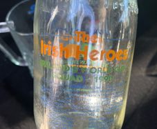 3 vintage 1990 World Cup milk bottles