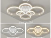 Modern LED Ceiling Lights Indoor Lighting Lamp Chandelier Stepless Dimming with Remote Control For Living Room Bedroom Kitchen