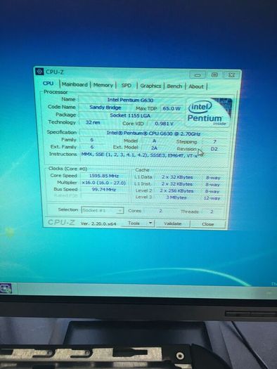 HP Pavilion Desktop PC - Intel Pentium G630 | 6GB RAM | 1TB HDD | Fresh Thermal Paste