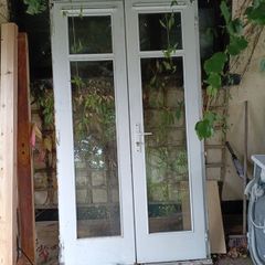 teak patio doors