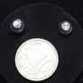 9ct White Gold Diamond Stud Earrings Fully Hallmarked Dublin 375 Image 2