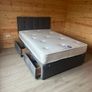 Double Bed And Mattress With Headboard Image 5