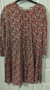 Floral midi Dress size 10-12