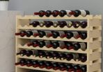 6 Tier-Wooden storage bottle Shelf Wine Rack