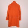 Tuzzi Bright Orange Wool Boucle Zipper Overcoat 8-10UK/36-38EU Image 10