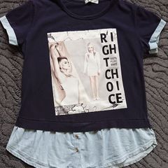 Navy New Collection Top. Size 10
