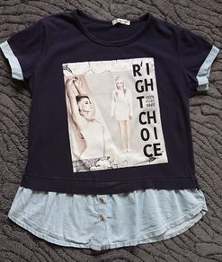Navy New Collection Top. Size 10