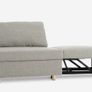 Grey sofa bed Image 3