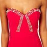size 8 Lipsy VIP Jewel Bodice Maxi Dress with Thigh Split Image 2