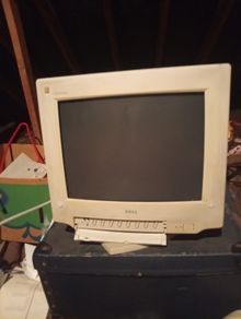 Vintage Dell 15" CRT Monitor (1995)  Model D1526TX-HS Retro Gaming