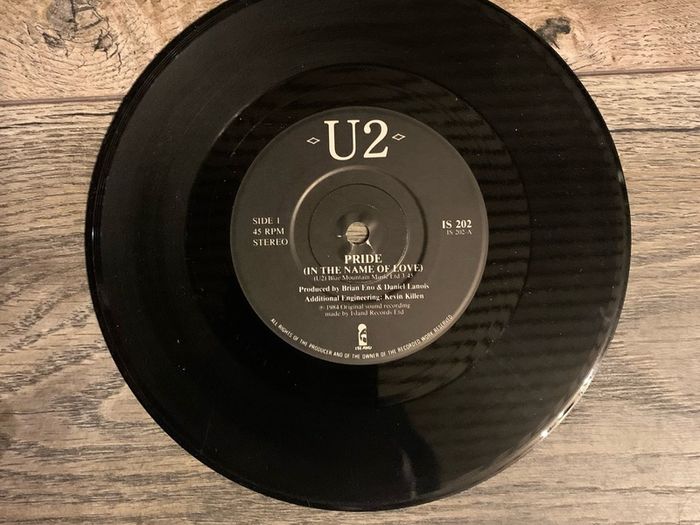 U2 - Pride in the Name of Love - Original 1984 UK 7" Vnyl