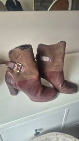 Ecco brown suede ankle boots size 7
