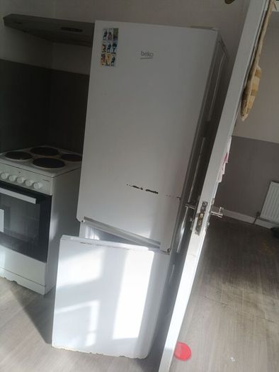 fridge and freezer