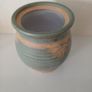 D. Rooney Olive Green pottery Jar with Lid Image 2