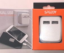 Charging Plug Dual USB Genuine SPEEDY