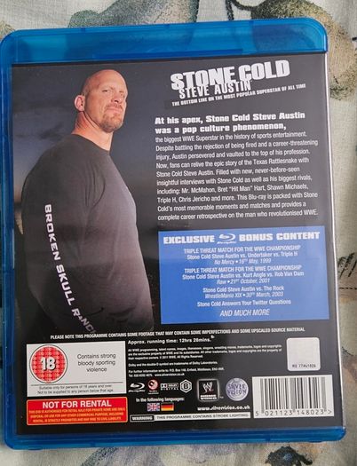 WWE wrestling blu rays