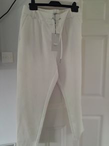 ONLY Cream Pull On Trousers