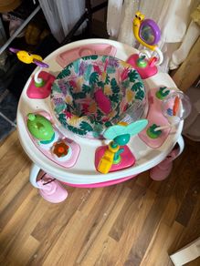 Baby Jumperoo Activity Centre Pink Like New, Barely Used