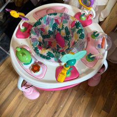 Baby Jumperoo Activity Centre Pink Like New, Barely Used
