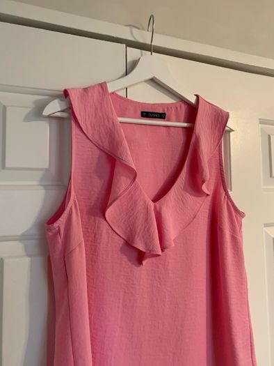 Dunnes Stores Pink Ruffle Top