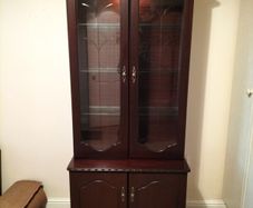 Dark wood dresser