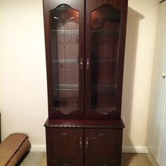 Dark wood cabinet