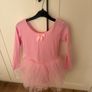 Pink long-sleeve ballet tutu with matching cardigan Image 2