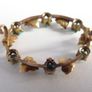 9ct gold Victorian seed pearl & turquoise brooch Image 7