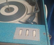 Can post BSR vintage record player