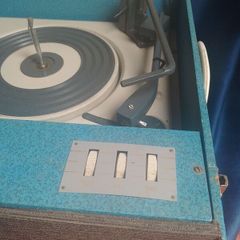 Can post BSR vintage record player