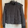 Black superdry coat, rarely worn, small fit Image 3
