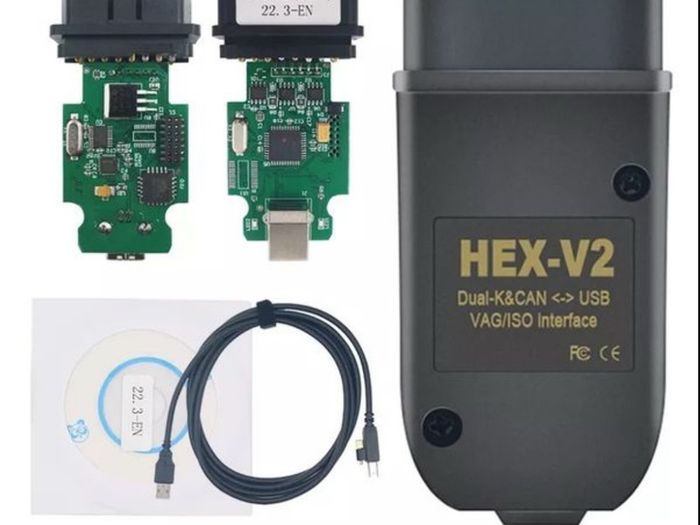 Vagcom v22. 3 obd2 scanner hex v2 vag com 21. 9 usb interface for vw audi skoda seat unlimited vins atmega162