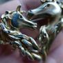 Vintage 1980s New View - Horses in a Heart Shape Brooch Pin and Vintage Weiss gilt horses head brooch 35 each Image 4