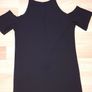 Black Cold Shoulder Dress Image 2