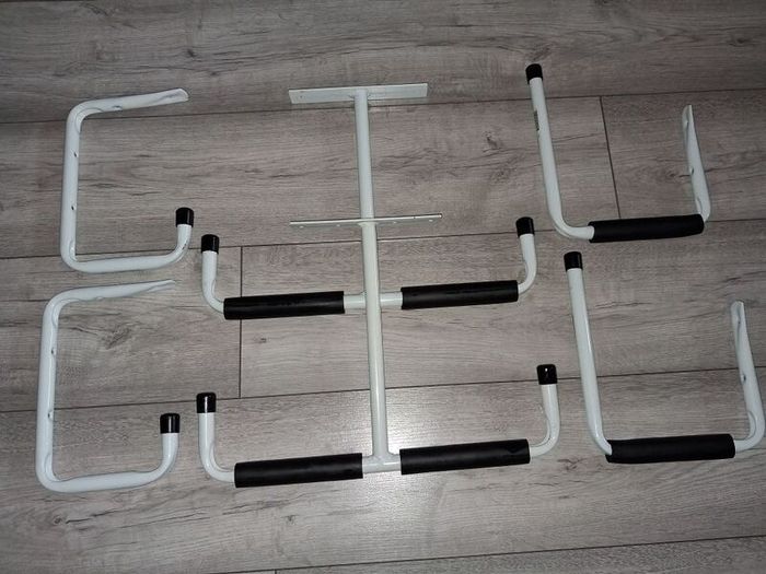 x6 Bundle - Parkside Wall Hooks - Multi-Purpose Storage Hooks - Bike, Ladder, Tools, Etc - Open To Offers!!