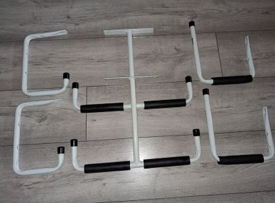 x6 Bundle - Parkside Wall Hooks - Multi-Purpose Storage Hooks - Bike, Ladder, Tools, Etc - Open To Offers!!