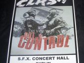 The Clash concert poster S.F.X. Concert Hall Dublin 1984 new A3 size repro
